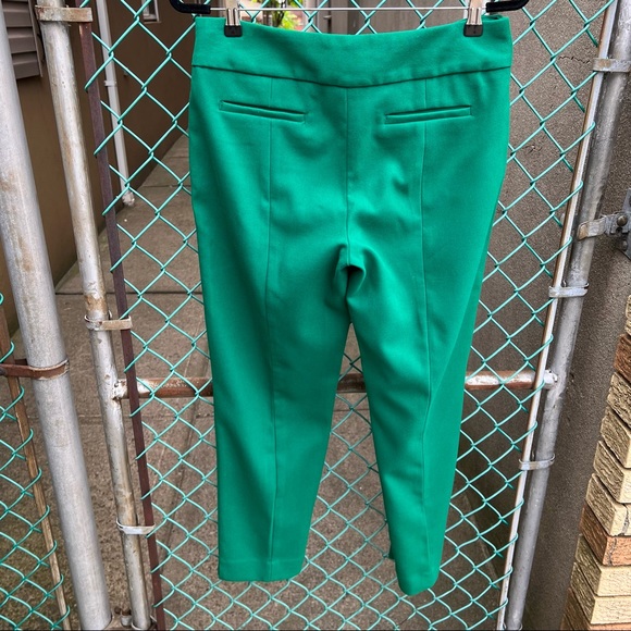 Talbots Green Cropped Pants 6 - Picture 8 of 16